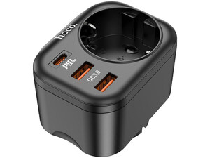 سوکت برق چند کاره 2 یو اس بی و 1 تایپ سی هوکو Hoco Multifunctional socket NS3 EU / GER