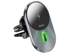 نگهدارنده مغناطیسی و شارژر وایرلس خودرو هوکو HOCO Magic magnetic wireless fast charging car holder CA91