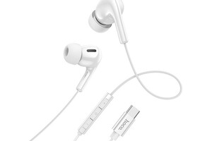 هندزفری سیمی تایپ سی هوکو Hoco Wired earphones Type-C M91 Shelly with mic