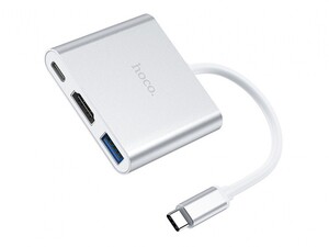 هاب و مبدل تایپ سی هوکو HOCO Type-C hub HB14 Easy use USB3.0+HDMI+PD