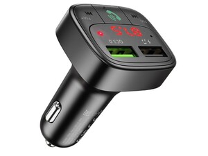 شارژر فندکی سریع با قابلیت پخش موسیقی و تماس هوکو Hoco E59 Car Charger FM Transmitter