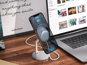 پایه نگهدارنده رومیزی گوشی برای شارژر مگنتی هوکو Hoco PH39 Tabletop holder for Magnetic Wireless Charger