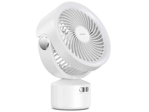 پنکه قابل حمل کوچک دارای پایه جداشدنی، چراغ و ریموت کنترل یوسامز USAMS US-ZB258 Multi-functional Outdoor Silent Fan