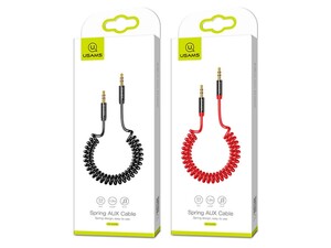 کابل انتقال صدا یوسامز Usams US-SJ256 Spring AUX Cable 1.2m