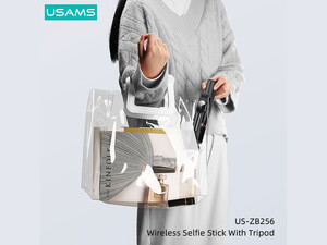 قیمت مونوپاد و سه پایه گوشی موبایل با حداکثر ارتفاع 1.13 متری یوسامز USAMS US-ZB256 Wireless Selfie Stick