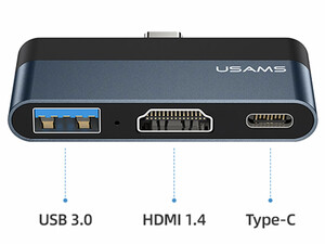 مینی هاب تایپ سی یوسامز Usams US-SJ492 Type-C Mini HUB