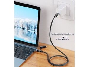 کابل سریع تایپ سی به لایتنینگ یوسامز USAMS U31 Type-C/Type-C to Lightning Cable 1.2m