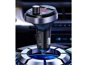 شارژر فندکی با قابلیت پخش موسیقی و تماس یوسامز Usams C11 Wireless Car FM Transmitter