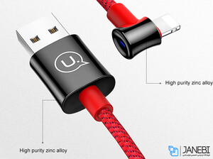 کابل هوشمند لایتنینگ یوسامز Usams U13 Lightning Cable 2m