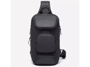 کوله پشتی تک بند یو اس بی دار 8 لیتری بنج BANGE BG-7086 Men Chest Bag Single Shoulder Bag