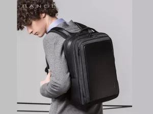 کوله لپ تاپ حرفه ای مسافرتی ضد آب با پورت USB مناسب برای لپتاپ 15 اینچی بنج BANGE BG-S56 Waterproof Men&#39;S Travel Backpack