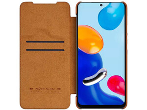 قاب کتابی گوشی شیائومی ردمی نوت 11 نیلکین Nillkin Qin Series Leather case Xiaomi Redmi Note 11 (Global, 4G)