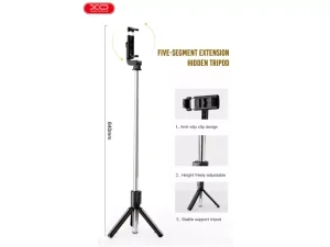 مونوپاد و سه پایه شاتردار گوشی موبایل و تبلت ایکس او XO SS-09 Multifunctional Remote Control Selfie Stick