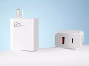 شارژر دیواری فوق سریع اصلی تایپ سی و یو اس بی 35 وات شیائومی Xiaomi 35W Dual-Port Charger (1C + 1A) MDY-14-ET