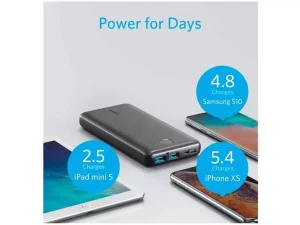 پاوربانک یو اس بی 20000 میلی آمپر انکر Anker PowerCore Essential 20000mAh Power Bank