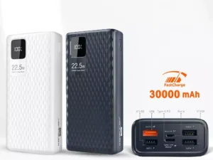 پاوربانک شارژ سریع تایپ سی و یو اس بی کانفلون Konfulon A26Q PowerBank 30000mAh 22.5W