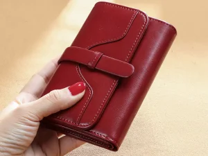 کیف پول و کیف کارت زنانه چرم IOS/Aiguoshi Wallet women&#39;s short 2013