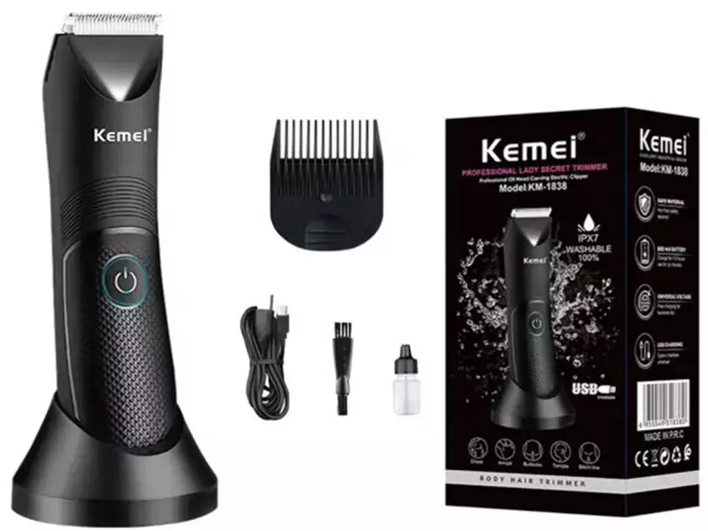 ماشین اصلاح موی سر و بدن شارژی کمی Kemei km-1838 Multifunctional Men&#39;s Shaver