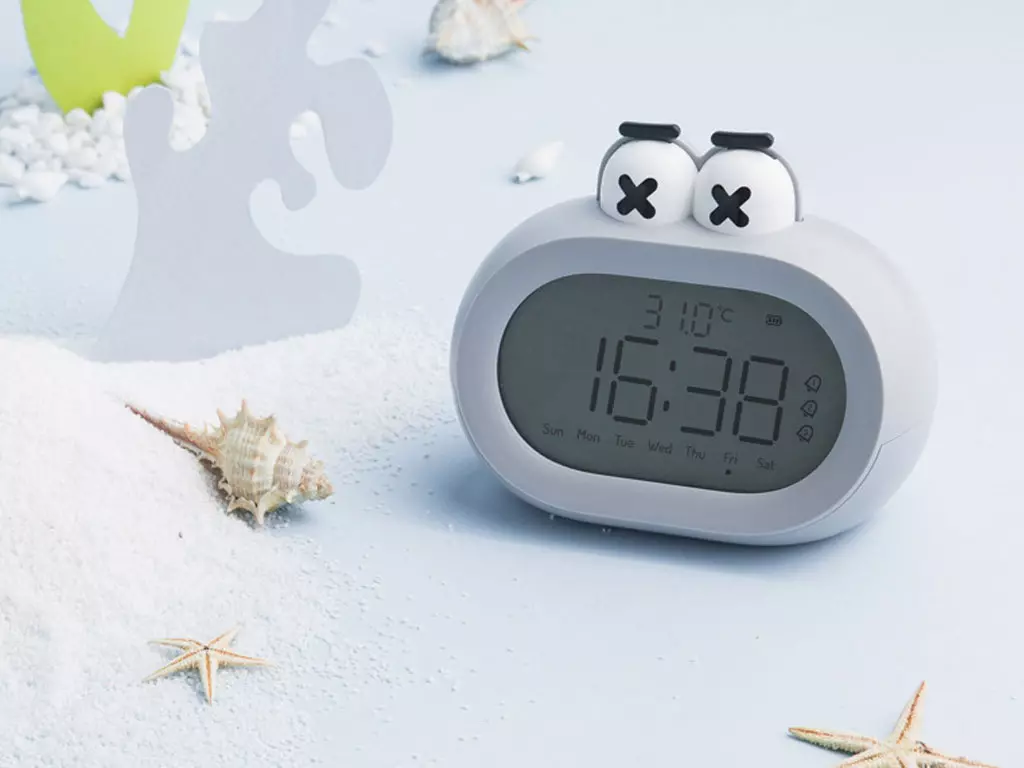 ساعت زنگ‌دار فانتزی رومیزی Alarm Clock Intelligent Multifunctional BD-AC-03