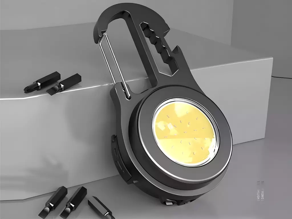 چراغ قوه شارژی مینی مسافرتی چندکاره Multi-purpose travel spotlight W5137