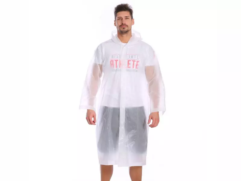 پانچو بارانی ضدآب شفاف با قابلیت استفاده مجدد Reusable EVA Rain Poncho