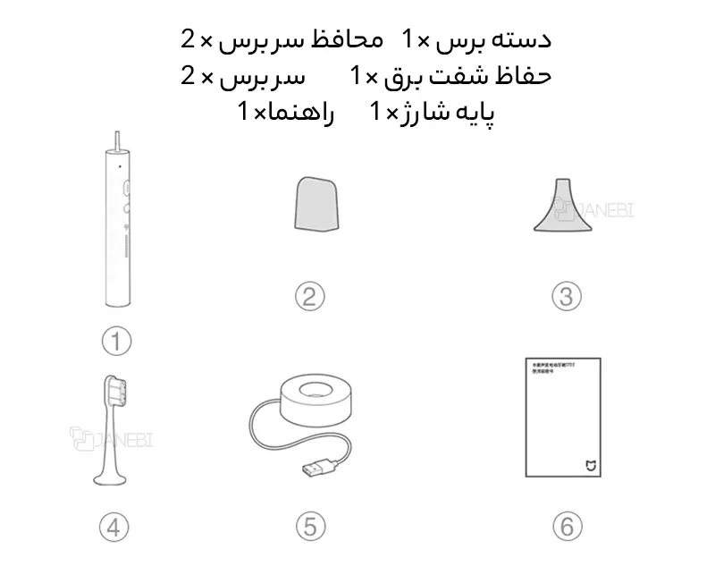 مسواک برقی هوشمند شیائومی Xiaomi T700 MES604 Mijia Sonic Electric Toothbrush IPX7