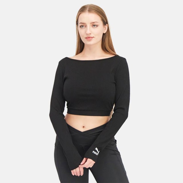 کراپ آستین بلند زنانه برند پوما | Puma