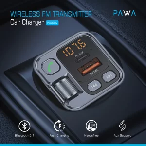 فرستنده بی سیم FM و شارژر ماشین PD30W