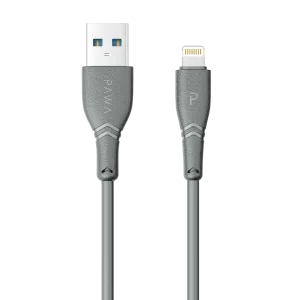 3A شارژ سریع USB-A به کابل PVC لایتنینگ 1.2 متر/4 فوت  آیفونی پاوا