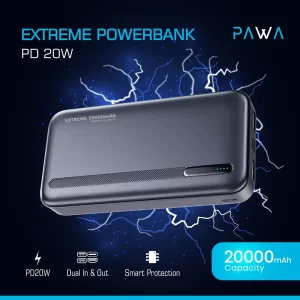 پاوربانک Extreme PD20W با ظرفیت 20000 میلی آمپر ساعت پاوا