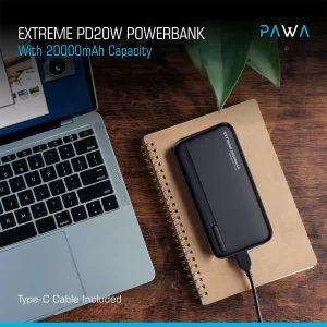 پاوربانک Extreme PD20W با ظرفیت 20000 میلی آمپر ساعت پاوا