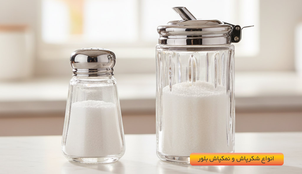 پخش انواع شکرپاش و نمکپاش بلور