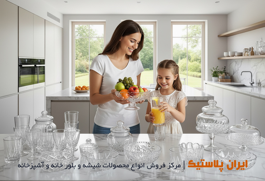 فروش عمده پارچ و لیوان بلور