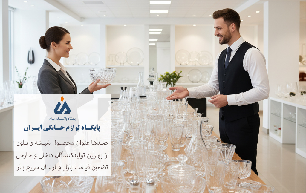 فروش عمده شیشه و بلور رستوران و هتل با قیمت مناسب