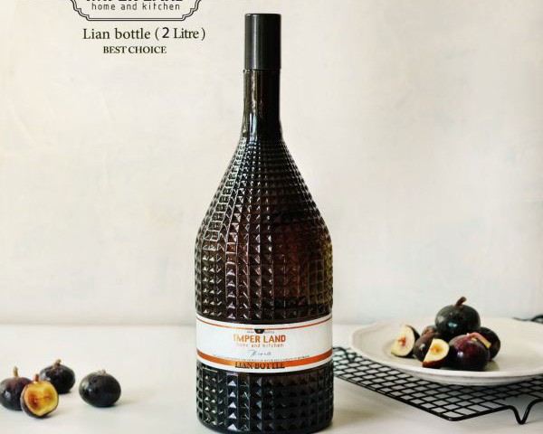 بطری لیان بزرگ 2 لیتری قهوه ای امپرلند پلاست