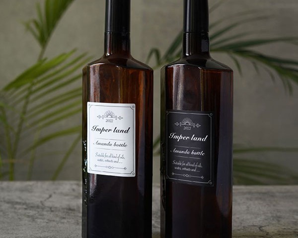 بطری آماندا قهوه ای بلور امپرلند 315