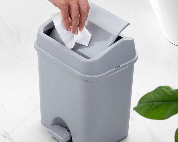 سطل زباله دو کاره 5 لیتری آریاسام پلاستیک 256