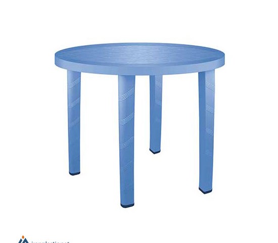 میز نهار خوری گرد 4 نفره ناصر پلاستیک کد 822