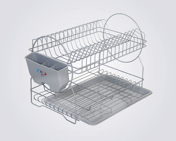 جا ظرفی روکش دار نسترن ۲ طبقه کاوه 104