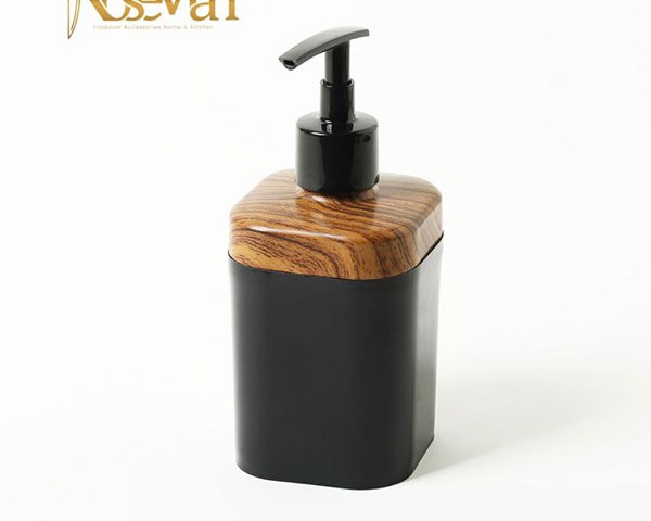 جامایع دستشویی مربع طرح چوب رزمن پلاستیک