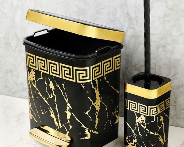 سطل و توالت شور ماربل رزمن پلاستیک