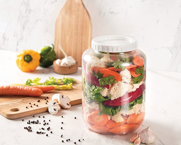 قوطی ترشیجات XXL  آریسام پلاستیک کد 108