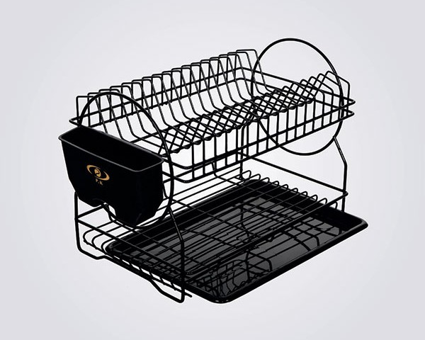 جاظرفی نسترن ۲ طبقه مشکی پیشتاز کاوه 354