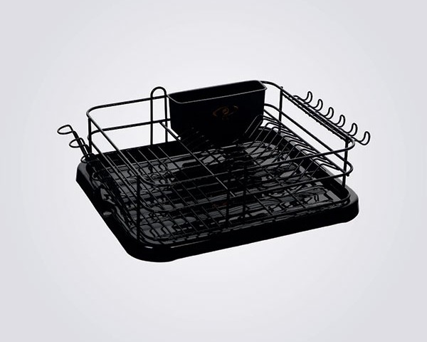 جاظرفی فلزی ویژه ۱ طبقه مشکی پیشتاز کاوه 3552