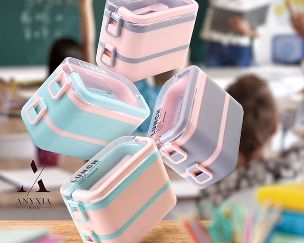 لانچ باکس دو طبقه آلیس آنکسیا پلاستیک 103