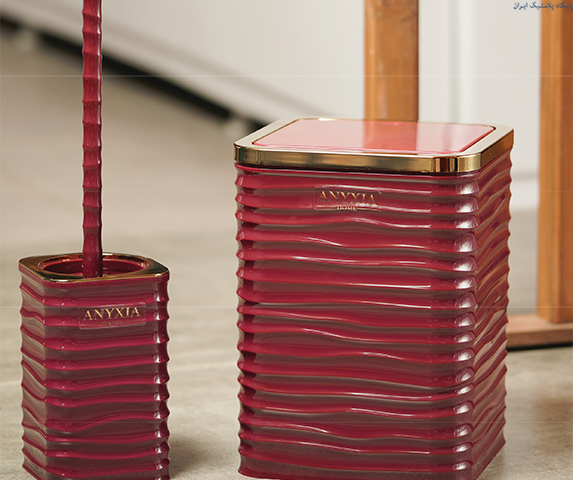 سطل و توالت شور مربع کرلی آنکسیا پلاستیک