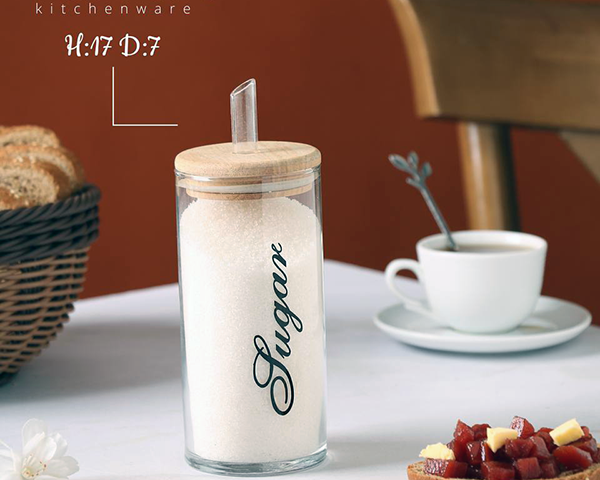 شکرپاش بلور درب چوبی آیسو کارولین کد 316