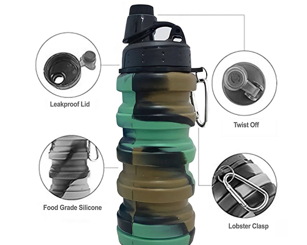 بطری سیلیکونی تاشو زاگرس مانیا پلاستیک 305130