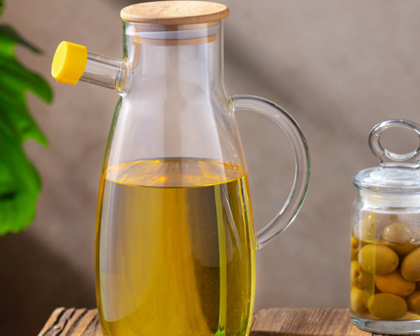 ظرف روغن ریز پیرکس مانیا پلاستیک 1 لیتری