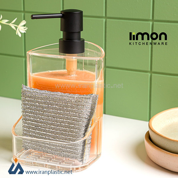 ظرف جا مایعی مثلثی اکرولیک لیمون پلاستیک 2408
